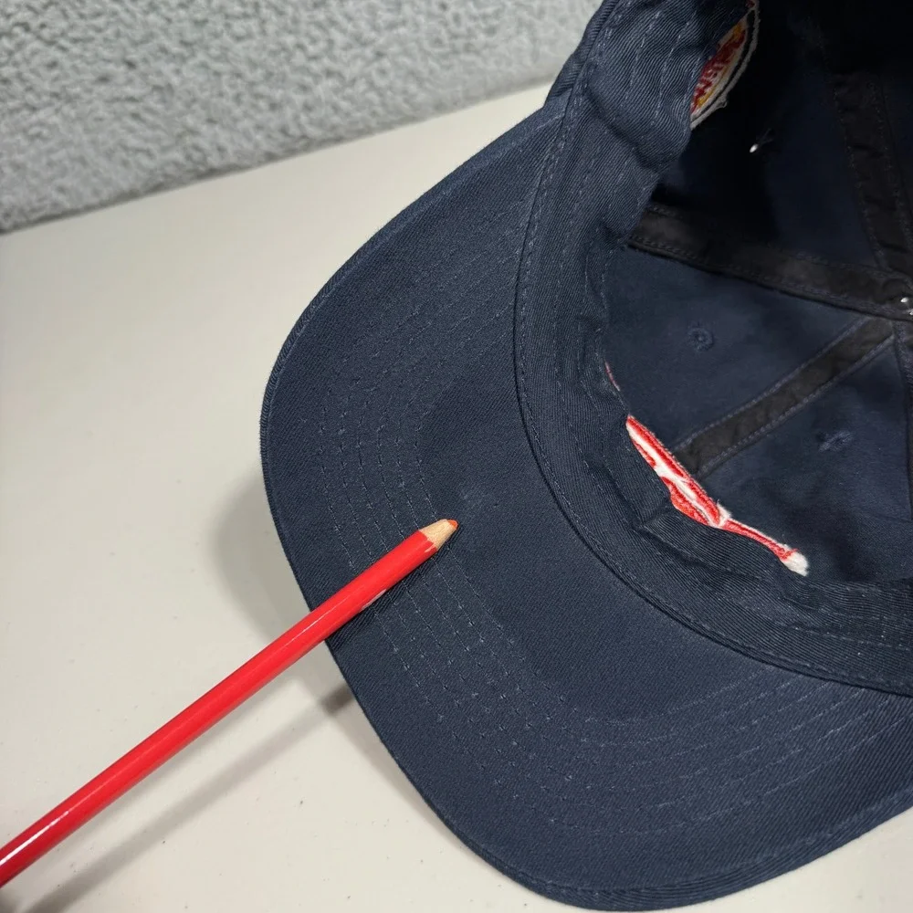ESPN Sportscenter Miller Lite Classic Dad Hat Cap Blue & Red Embroidered